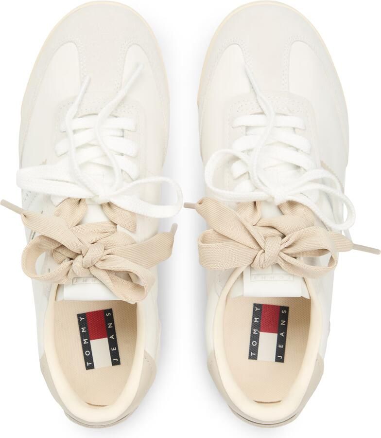 Tommy Jeans Sneakers laag ecru sand lichtgrijs - Foto 6