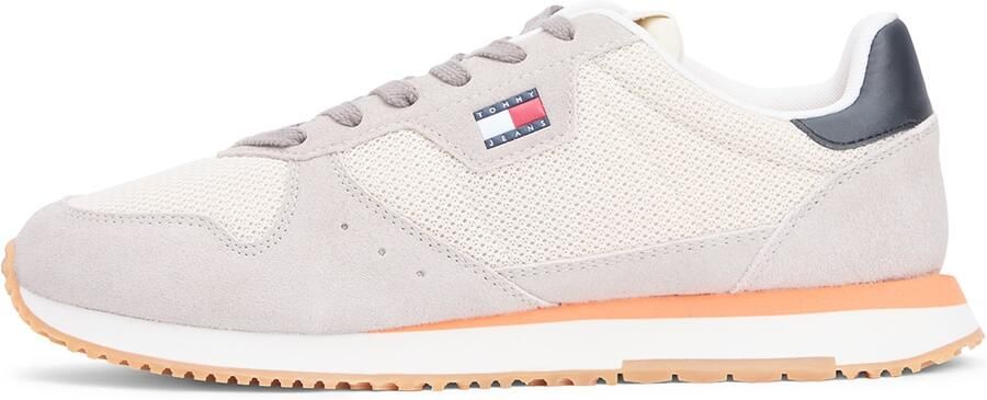 Tommy Jeans Sneakers laag 'EVA RUNNER' crème lichtgrijs zwart