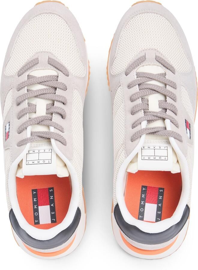 Tommy Jeans Sneakers laag 'EVA RUNNER' crème lichtgrijs zwart - Foto 3