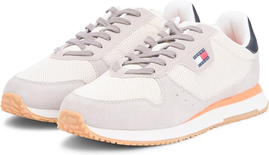 Tommy Jeans Sneakers laag 'EVA RUNNER' crème lichtgrijs zwart - Foto 4