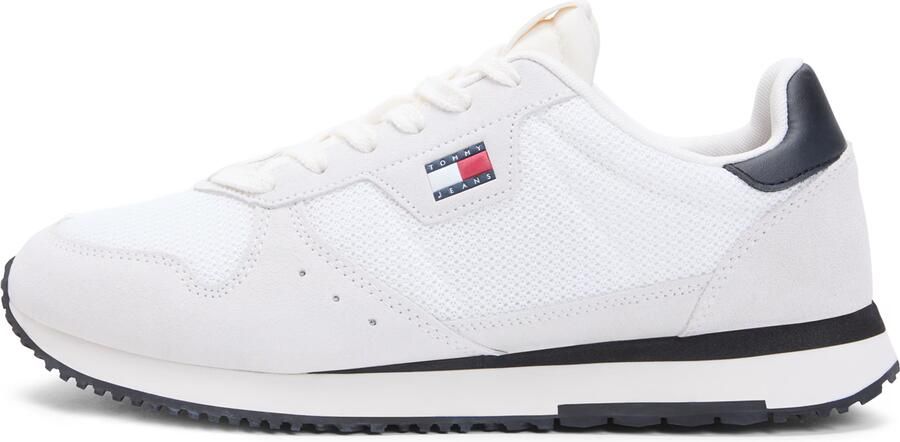 Tommy Jeans Sneakers laag 'EVA RUNNER' crème navy rood wit