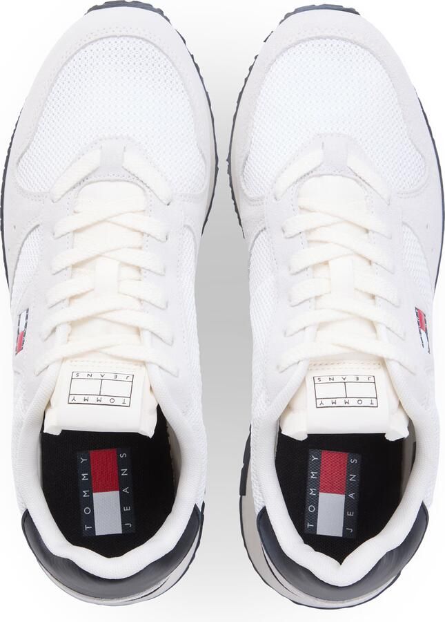 Tommy Jeans Sneakers laag 'EVA RUNNER' crème navy rood wit - Foto 3