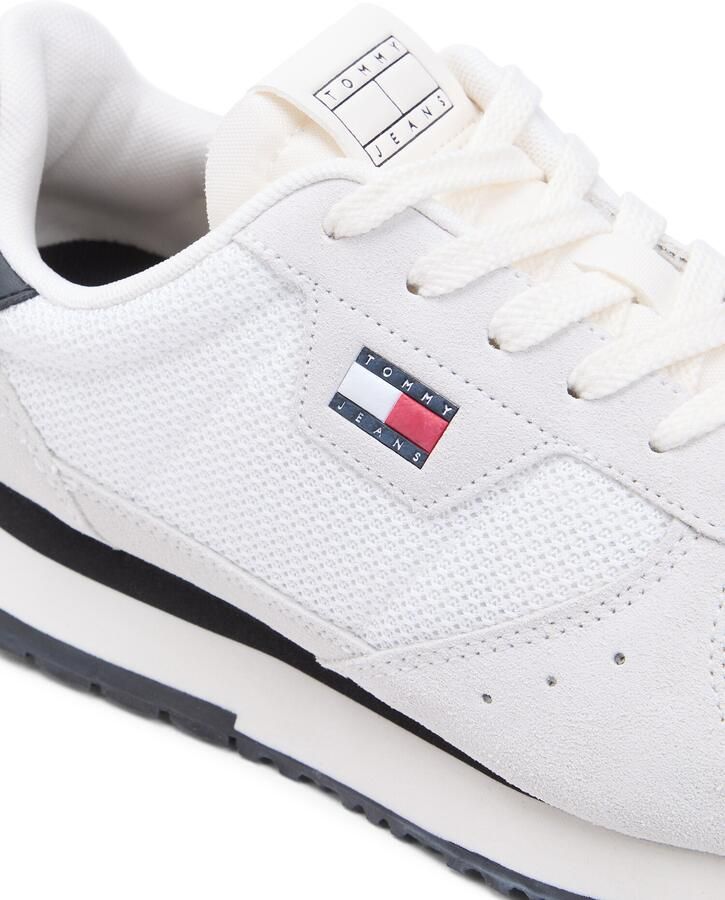 Tommy Jeans Sneakers laag 'EVA RUNNER' crème navy rood wit - Foto 2