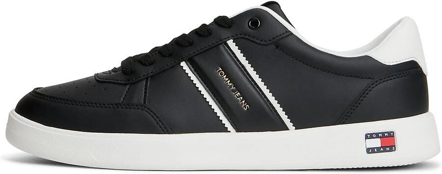 Tommy Jeans Sneakers laag goud zwart wit