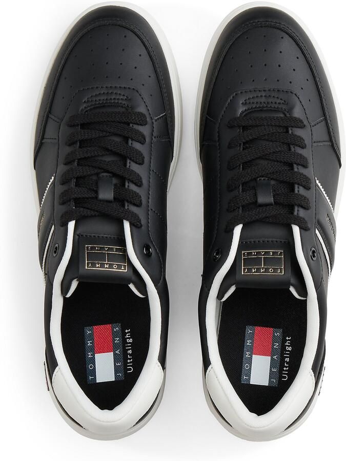 Tommy Jeans Sneakers laag goud zwart wit - Foto 4