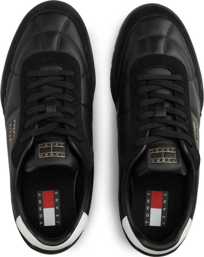 Tommy Jeans Sneakers laag goud zwart wit - Foto 2