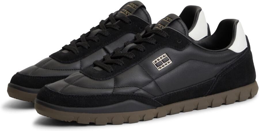 Tommy Jeans Sneakers laag goud zwart wit - Foto 5