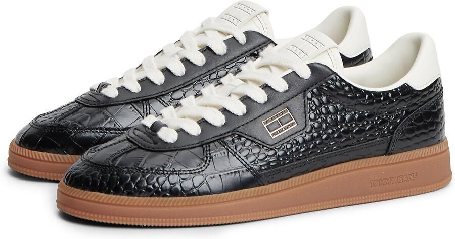 Tommy Jeans Sneakers laag 'Greenwich' goud zwart wit - Foto 6