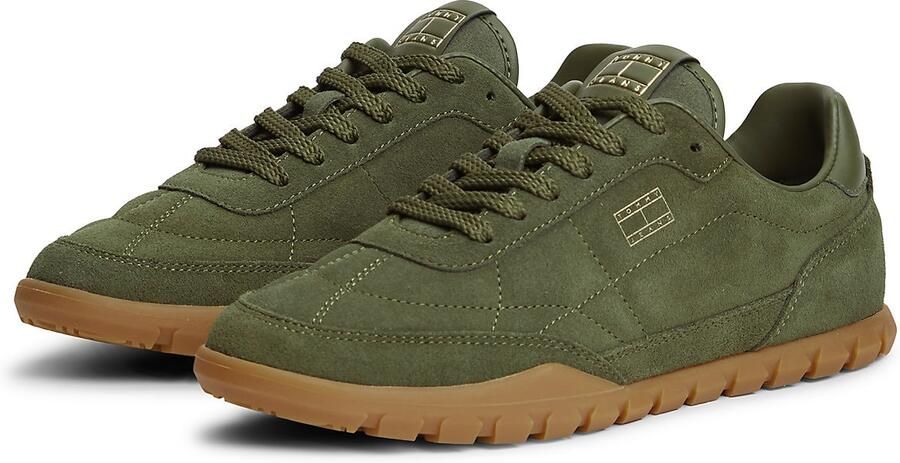 Tommy Jeans Sneakers laag lichtbeige groen gemêleerd - Foto 5