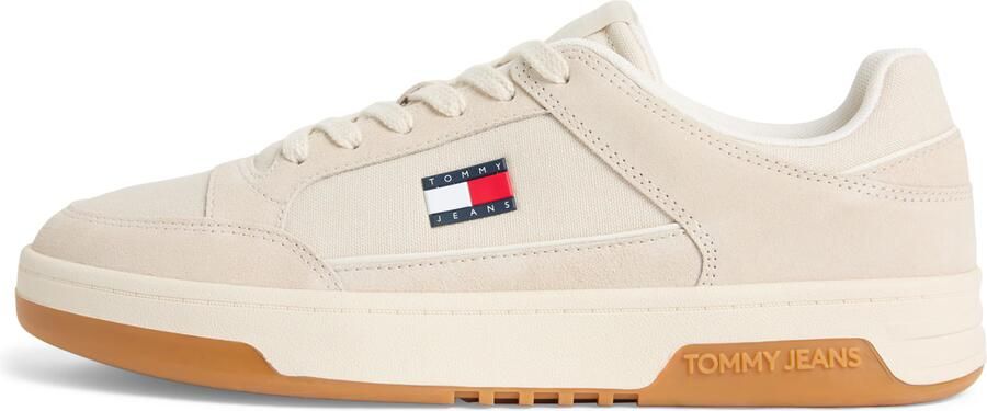 Tommy Jeans Sneakers laag lichtbeige navy rood wit - Foto 9