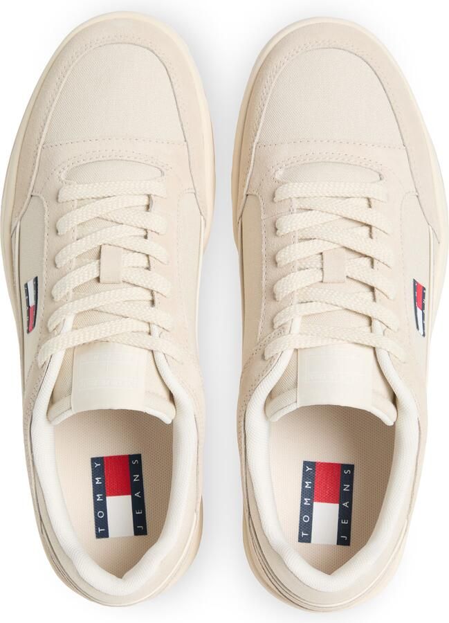Tommy Jeans Sneakers laag lichtbeige navy rood wit - Foto 10