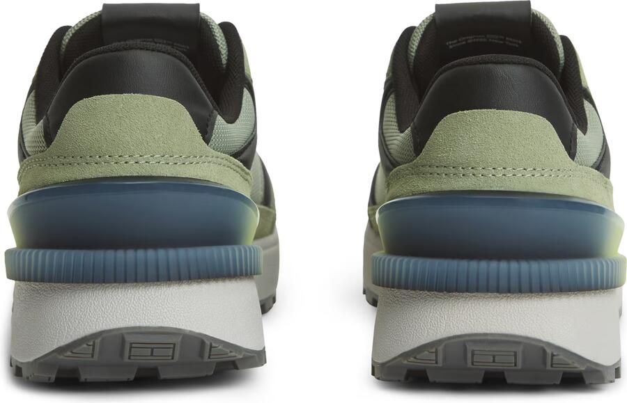 Tommy Jeans Sneakers laag lichtgrijs neongroen lichtgroen - Foto 4