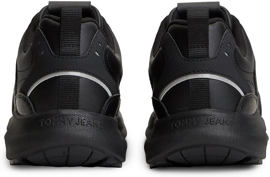 Tommy Jeans Sneakers laag lichtgrijs zwart - Foto 4