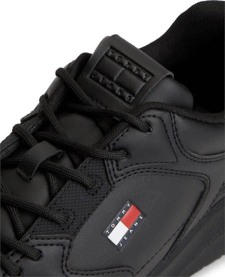 Tommy Jeans Sneakers laag lichtgrijs zwart - Foto 2