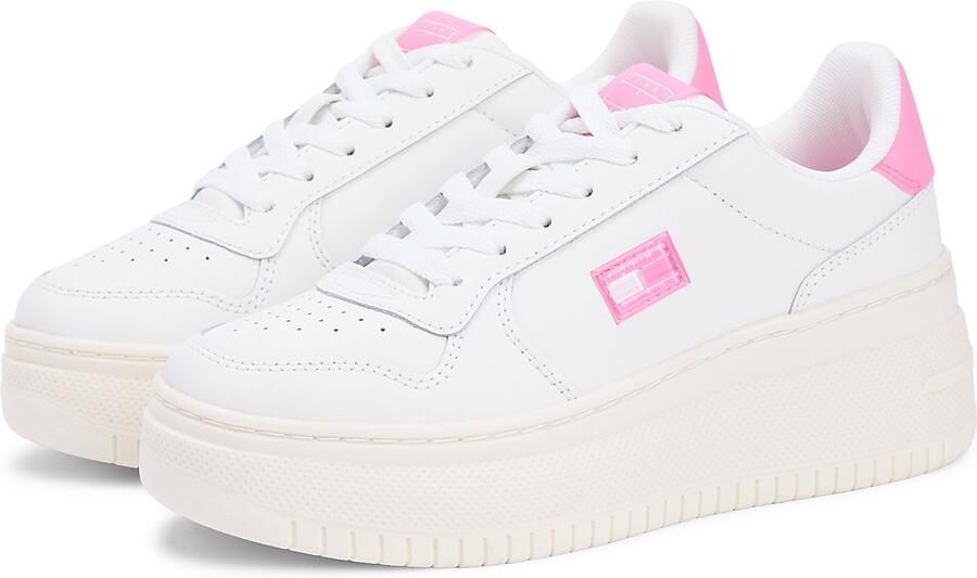Tommy Jeans Sneakers laag lichtroze wit - Foto 6