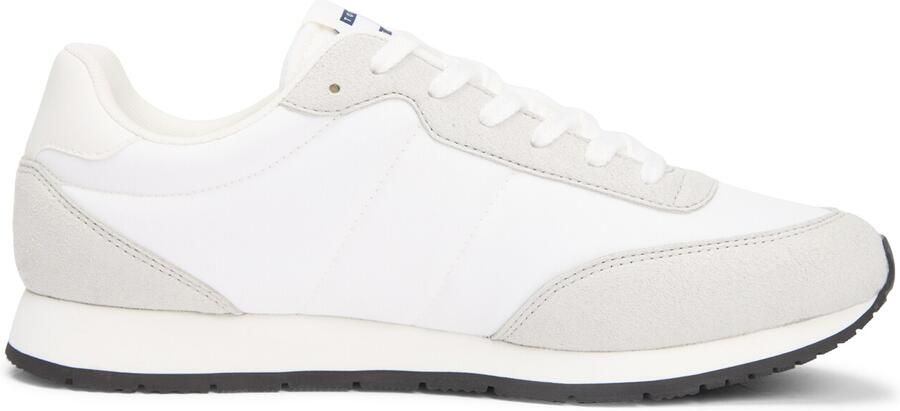 Tommy Jeans Sneakers laag 'Logo Mixed Texture' lichtgrijs rood zwart wit - Foto 14