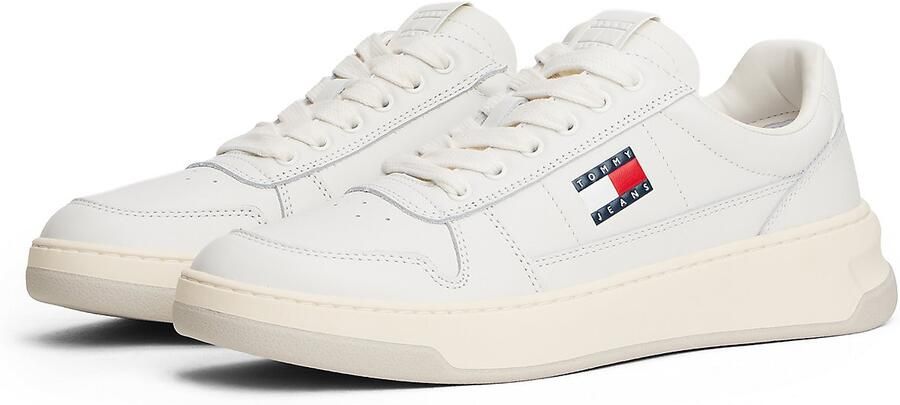 Tommy Jeans Sneakers laag marine cranberry wit - Foto 6