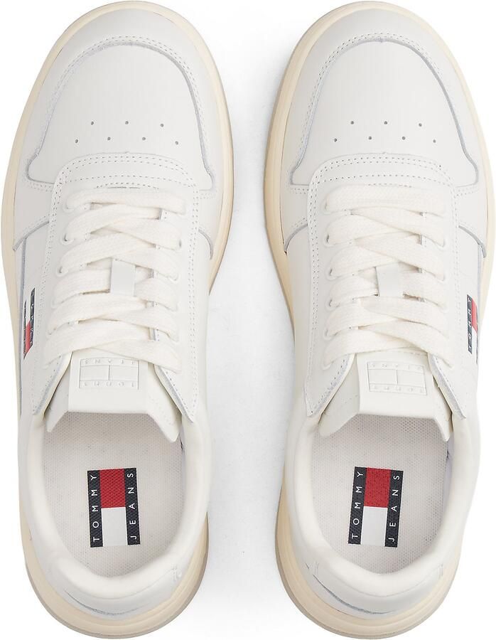 Tommy Jeans Sneakers laag marine cranberry wit - Foto 4
