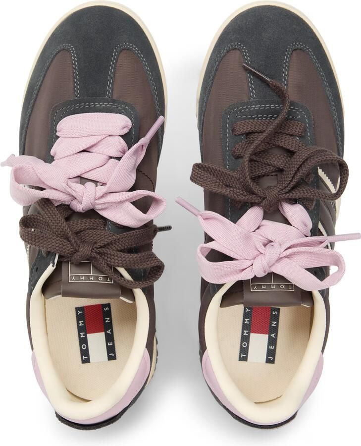 Tommy Jeans Sneakers laag marine donkerbruin rosé offwhite - Foto 5