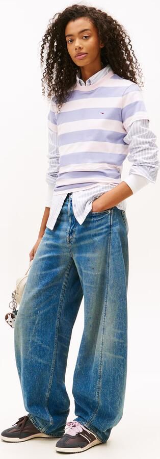 Tommy Jeans Sneakers laag marine donkerbruin rosé offwhite - Foto 8