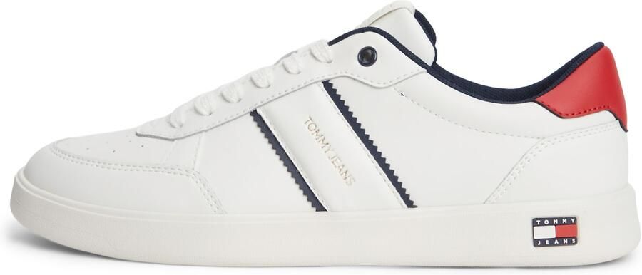Tommy Jeans Sneakers laag marine goud rood wit