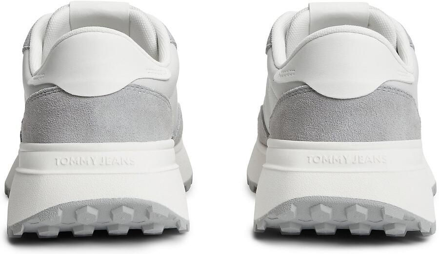 Tommy Jeans Sneakers laag marine lichtgrijs donkergrijs rood wit - Foto 3