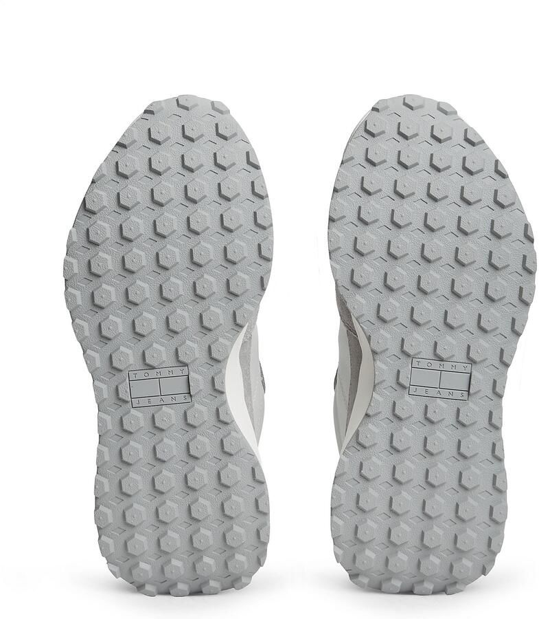 Tommy Jeans Sneakers laag marine lichtgrijs donkergrijs rood wit - Foto 5