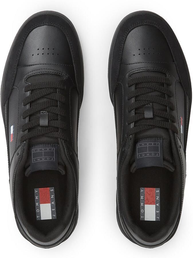Tommy Jeans Sneakers laag 'Mixed Texture Basketball' zwart - Foto 5