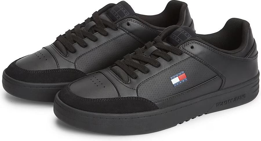 Tommy Jeans Sneakers laag 'Mixed Texture Basketball' zwart - Foto 7