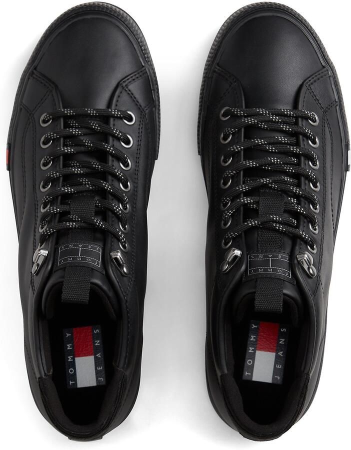 Tommy Jeans Sneakers laag navy bloedrood zwart wit - Foto 4