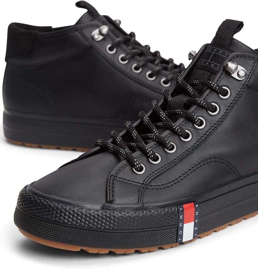 Tommy Jeans Sneakers laag navy bloedrood zwart wit - Foto 2