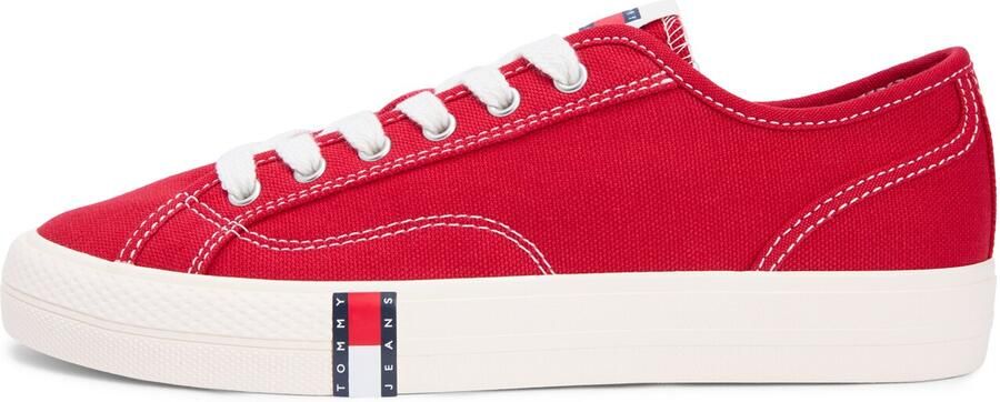 Tommy Jeans Sneakers laag navy knalrood - Foto 5