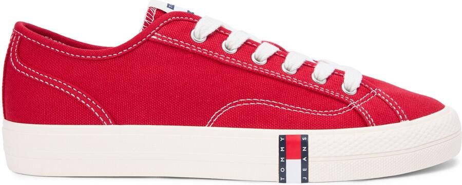 Tommy Jeans Sneakers laag navy knalrood - Foto 6