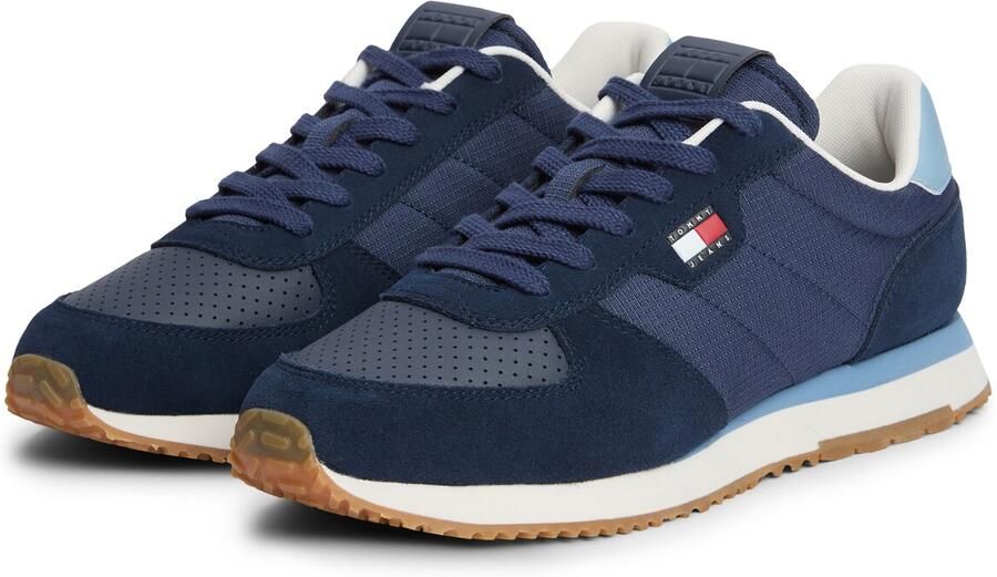 Tommy Jeans Sneakers laag navy lichtblauw donkerblauw - Foto 4