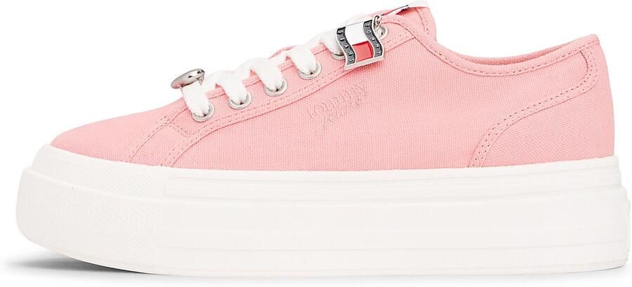 Tommy Jeans Sneakers laag pink