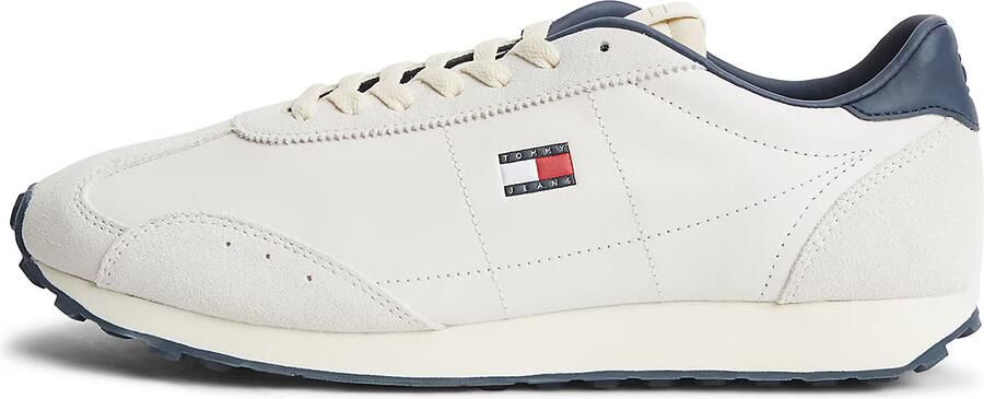 Tommy Jeans Sneakers laag 'Retro Archive Runner With' beige navy rood
