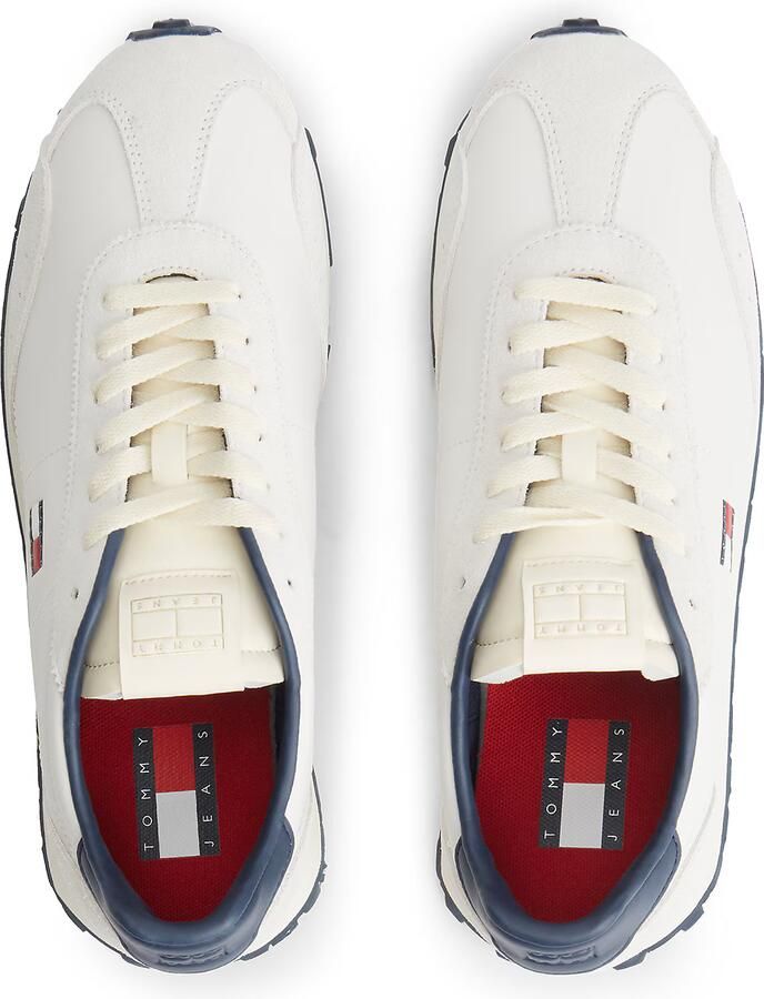 Tommy Jeans Sneakers laag 'Retro Archive Runner With' beige navy rood - Foto 3