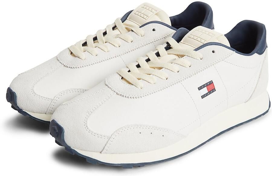 Tommy Jeans Sneakers laag 'Retro Archive Runner With' beige navy rood - Foto 5
