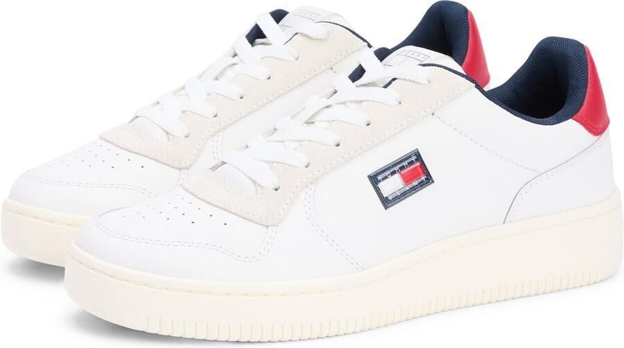 Tommy Jeans Sneakers laag 'RETRO BASKET' beige navy purper wit - Foto 3