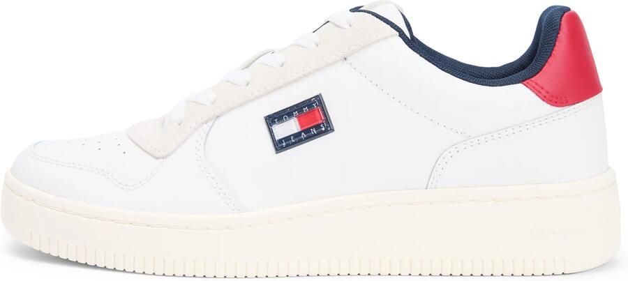Tommy Jeans Sneakers laag 'RETRO BASKET' beige navy purper wit - Foto 7