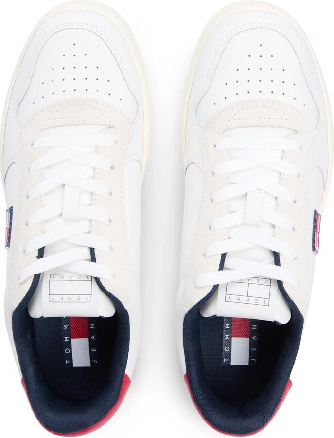 Tommy Jeans Sneakers laag 'RETRO BASKET' beige navy purper wit - Foto 4
