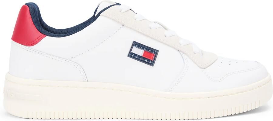 Tommy Jeans Sneakers laag 'RETRO BASKET' beige navy purper wit - Foto 8
