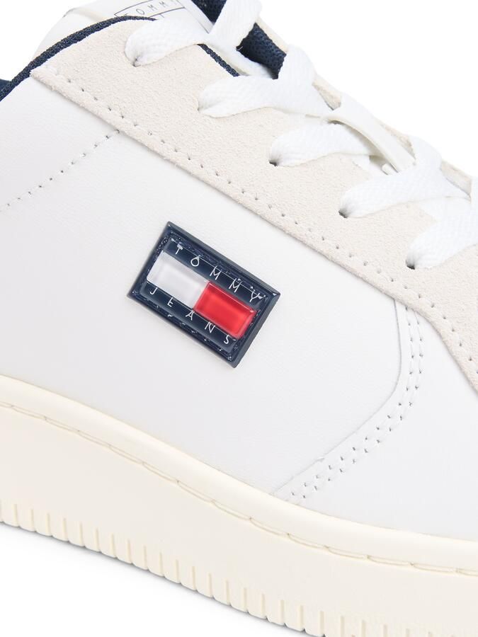 Tommy Jeans Sneakers laag 'RETRO BASKET' beige navy purper wit - Foto 5