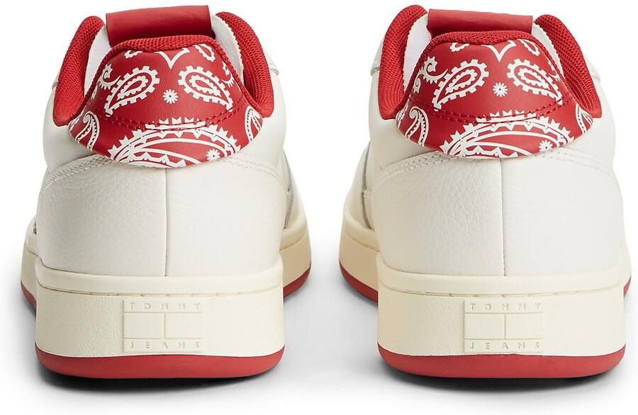 Tommy Jeans Sneakers laag rood wit - Foto 5
