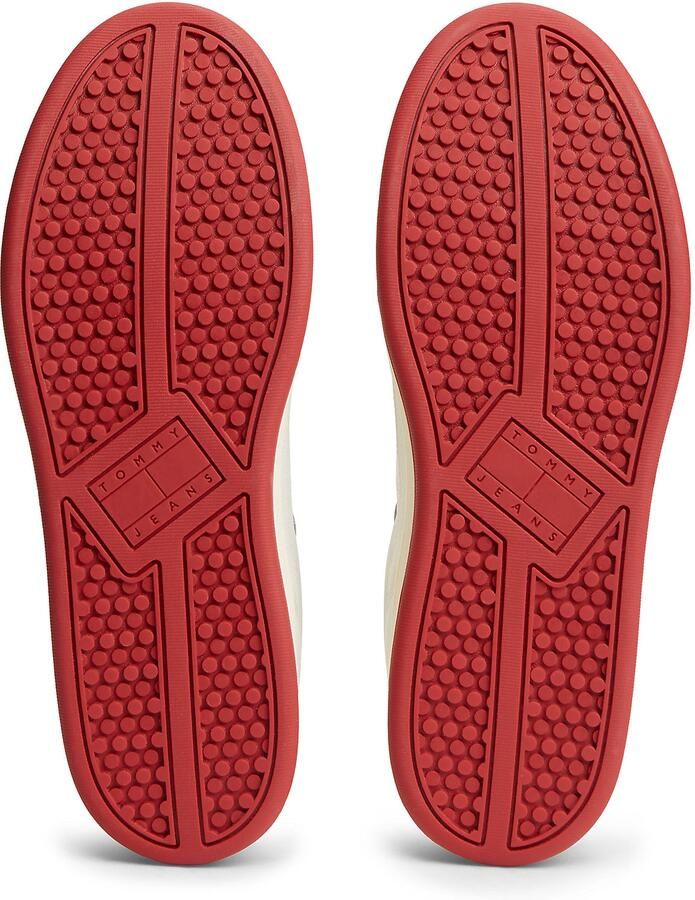 Tommy Jeans Sneakers laag rood wit - Foto 2