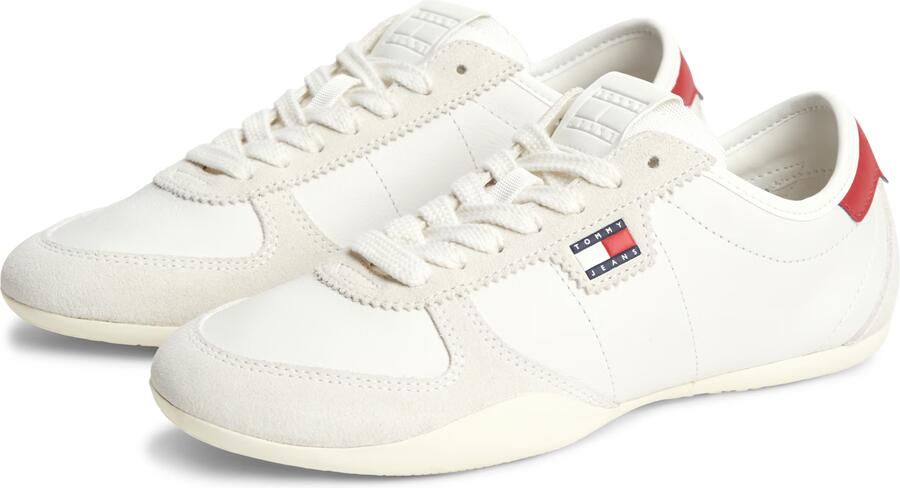 Tommy Jeans Sneakers laag rood wit wolwit - Foto 5