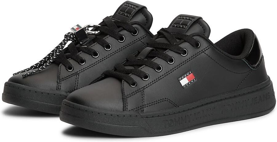 Tommy Jeans Sneakers laag rood zwart wit - Foto 6