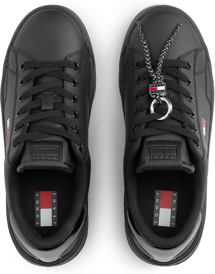Tommy Jeans Sneakers laag rood zwart wit - Foto 4