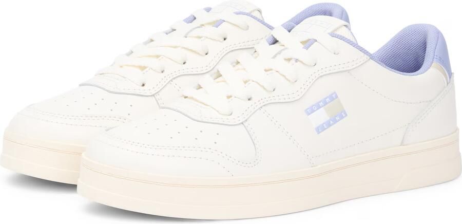 Tommy Jeans Sneakers laag 'THE GREENWICH' beige lichtblauw wit - Foto 5