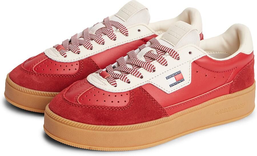Tommy Jeans Sneakers laag 'The Greenwich' beige lichtrood - Foto 6